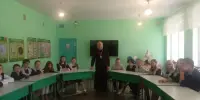 Встреча иерея Александра Лукьяновича с учащимися "Семья – начало всех начал"
